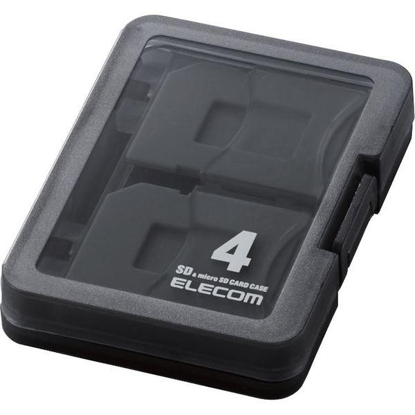 エレコム(ELECOM) メモリカードケース SD ケース プラスチック SD12枚   microSD