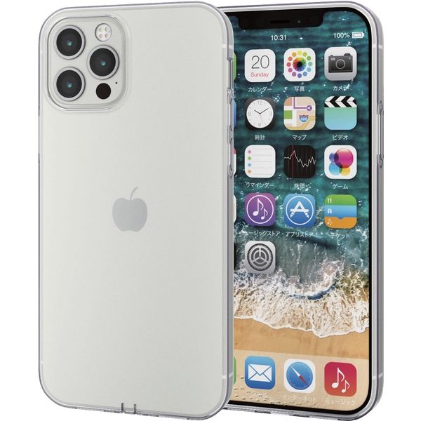 iPhone12/12Pro ケースカバー 耐衝撃 TPU マイクロドット加工