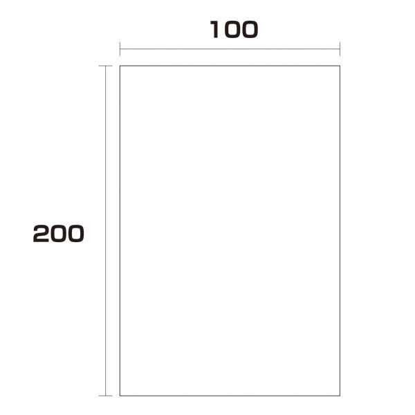 大洋社 ポリエチレン袋　厚み0.04　1000枚　100幅ｘ長さ200mm 6300004924 1セット（直送品）