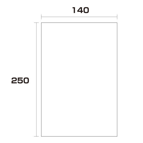 大洋社 ポリエチレン袋　厚み0.05　1000枚　140幅ｘ長さ250mm 6300004962 1セット（直送品）