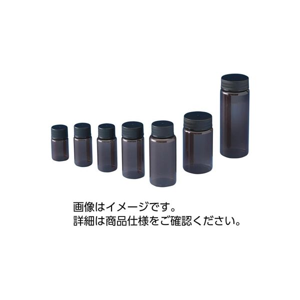 PETスクリューバイアル(褐色) 100mL JST-R/A100(50個) 31320036 1組(50本) ニッコー・ハンセン（直送品）