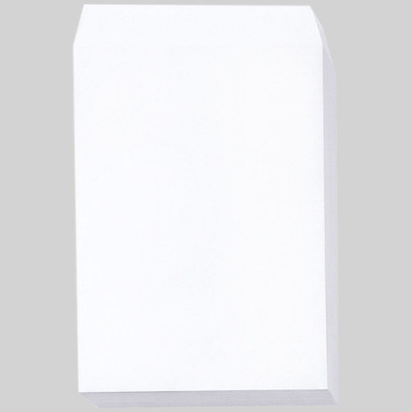 ムトウユニパック 抗菌封筒　角2　ホワイト　テープ付　サイド貼り    1セット（500枚:100枚入×5袋）
