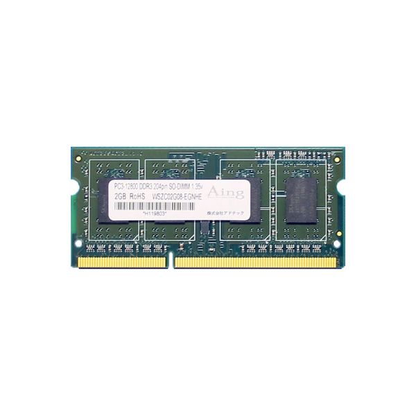 ADTEC ADS12800N-L8G DDR3L-1600 204pin SO-DIMM 8GB 低電圧