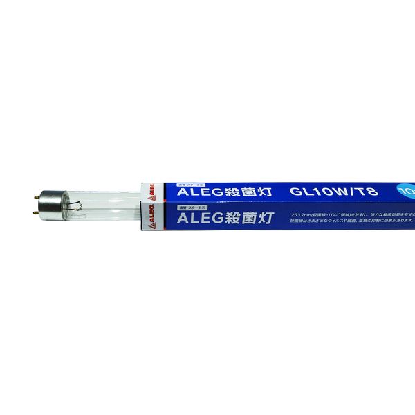 ALEG UV殺菌ランプ 10W形 GL10W/T8 2本パック - アスクル ALEG UV殺菌ランプ 10W形 GL10W/T8 2本パック - アスクル