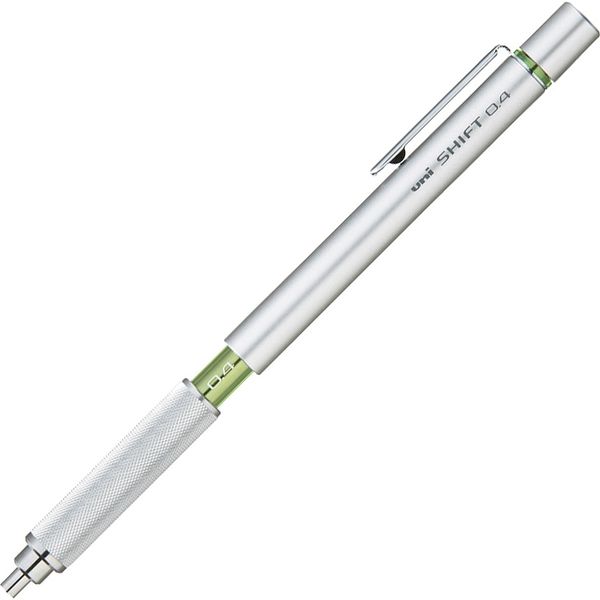 三菱鉛筆 シフト　シャープペン 0.4mm シルバー M41010.26 1本