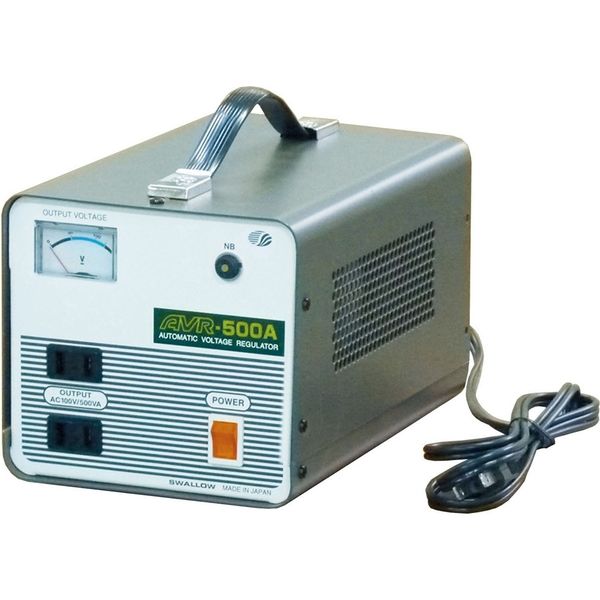 スワロー電機 交流定電圧電源装置 AVR-500A 1個（直送品）