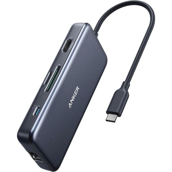 アンカー Anker PowerExpand+ 7-in-1 USB-C PD イーサネット ハブ A83520A1 1個（直送品）