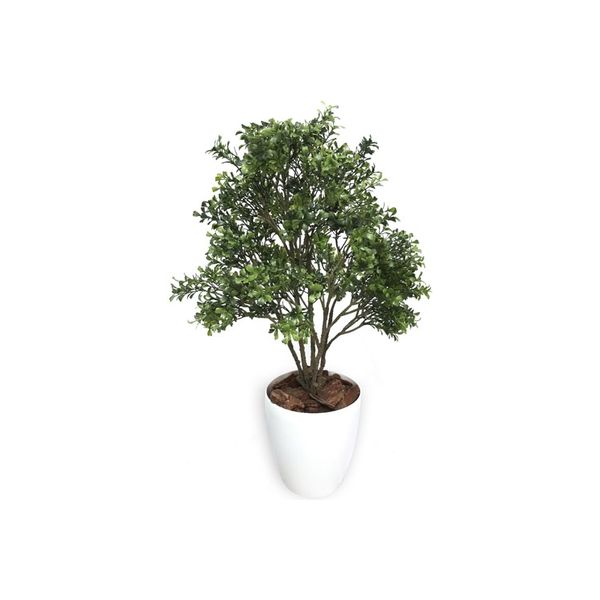 ササガワ フェイクグリーン・人工観葉植物 ボックスウッド Mサイズ 32-8710 1個（直送品）