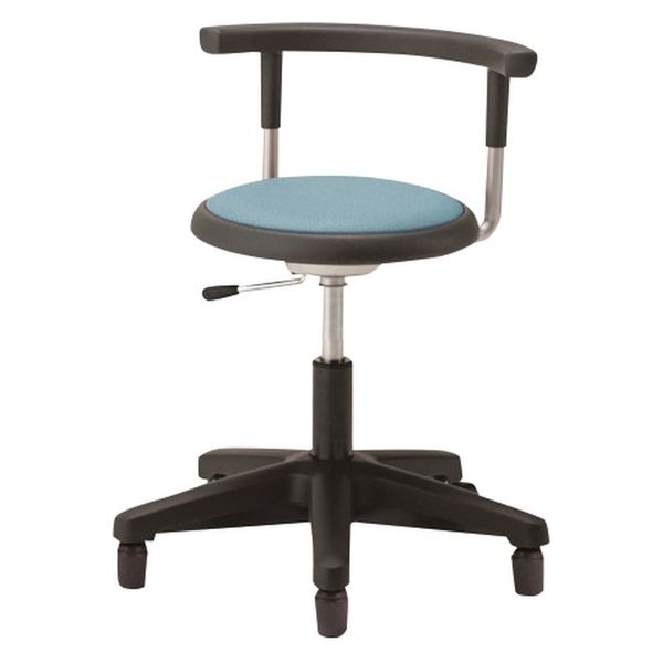 マツヨシ クランケチェア(背付) 固定ゴム脚タイプ グリーン　1台 松吉医科器械（直送品）