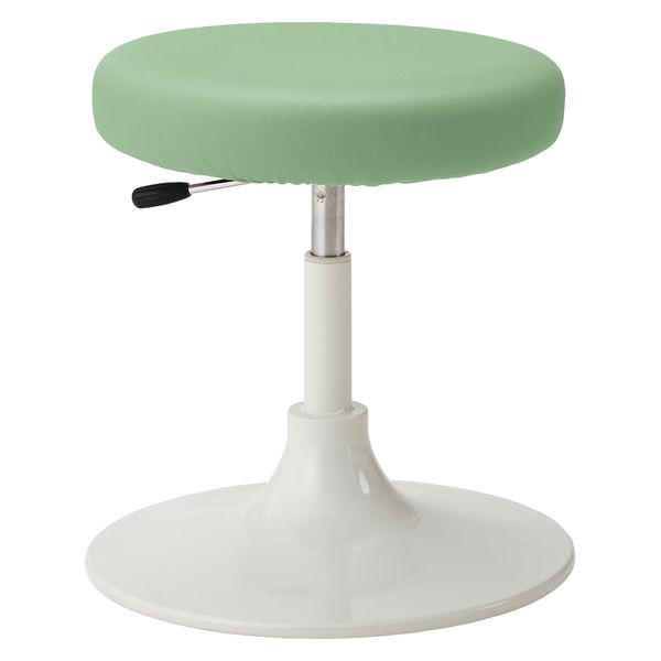マツヨシ クランケチェア(背無) W400φ×H450～590mm アップルグリーン MY-N3246 1台 松吉医科器械（直送品）