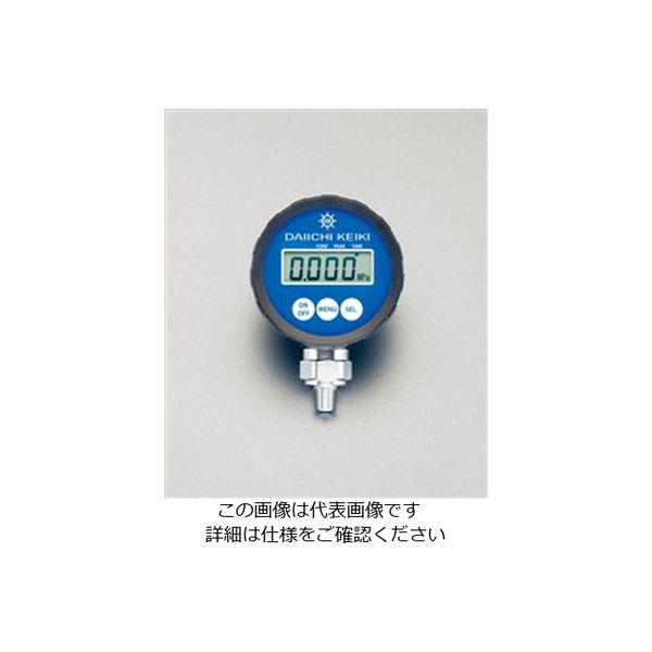 エスコ R 1/4”/ 0ー1.0MPa デジタル圧力計 EA729DZ-1 1個（直送品）
