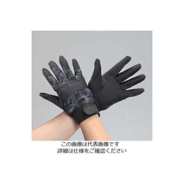 エスコ [M] 手袋(ポリウレタン/タッチスクリーン対応) EA353C-71 1セット(10双)（直送品）