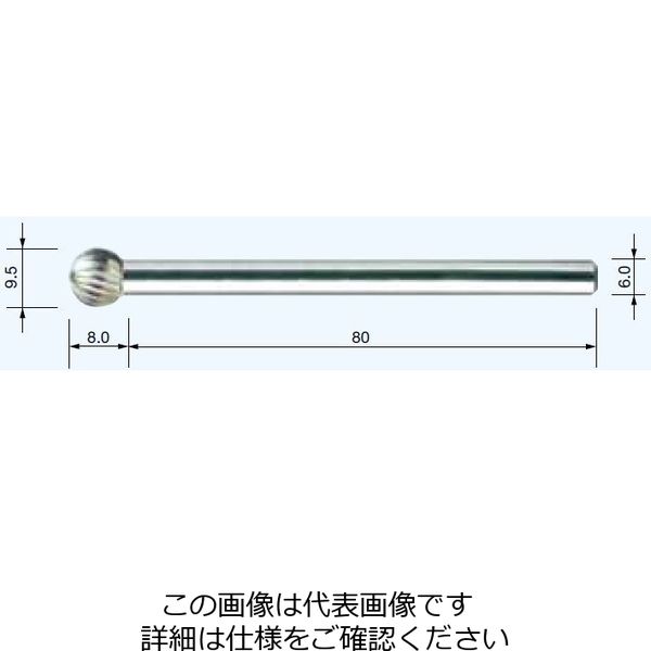 ムラキ MRA超硬バー HD8C10Sー80L HD8C10S-80L 1本（直送品）