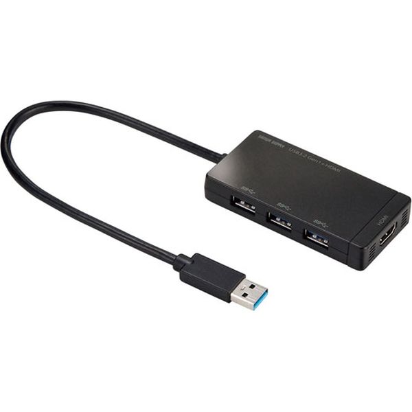 USBハブ　USB3.2Gen1　USB3.2Gen1×3　USBポート　USB-3H332BK　サンワサプライ　1個