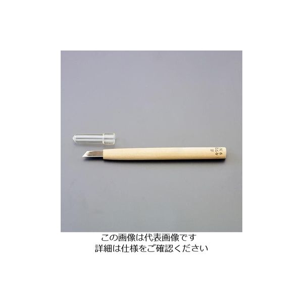 エスコ 1.5mm 彫刻刀(安来鋼/キワ型左) EA588MK-1.5 1セット(3本)（直送品）