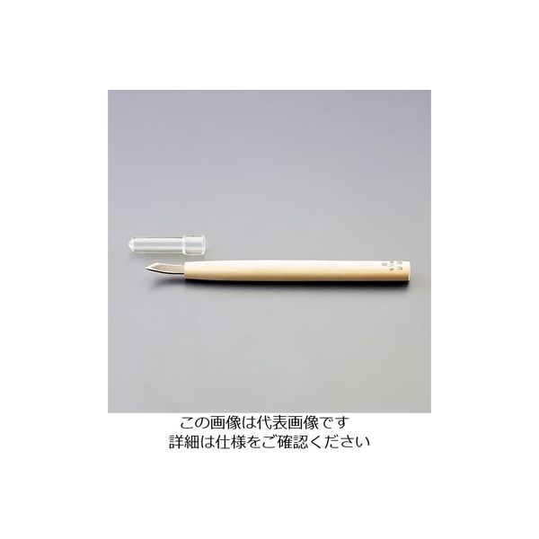 エスコ 10.5mm 彫刻刀(安来鋼/キワ曲型左) EA588ML-10.5 1セット(3本)（直送品）