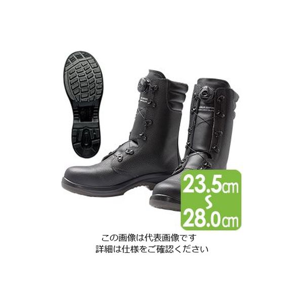 ミドリ安全 安全靴 プレミアムコンフォート PRM230Boa ブラック 25.0