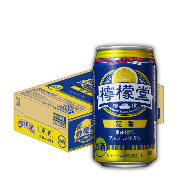 チューハイ 檸檬堂 定番 350ml 1ケース(24本入)　缶チューハイ レモンサワー 酎ハイ コカ・コーラ