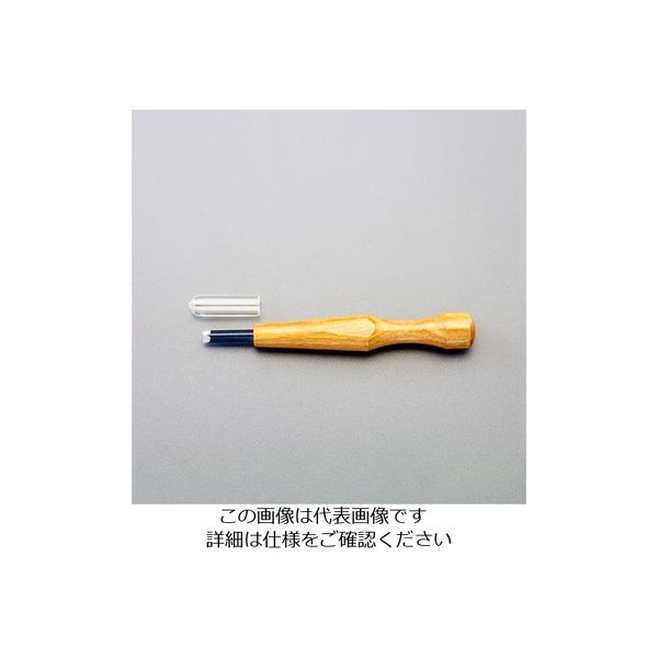 エスコ 1.5mm 彫刻刀(三角型/パワーグリップ) EA588ND-1.5 1 