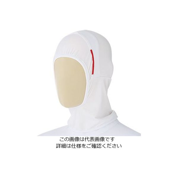 ミドリ安全 フルフェイスインナーキャップ FF4100 ホワイト LL 3189140006 1セット(10点)（直送品） 15,790円