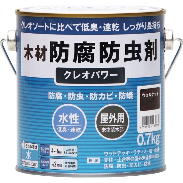 和信ペイント #800511 クレオパワー ウォルナット 0.7kg　1缶（直送品）