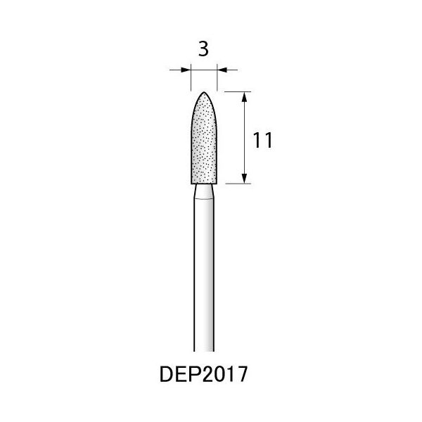 アルゴファイルジャパン ダイヤエコノミー2(電着ダイヤモンドポイント) DEP2017 2個 1セット(12個:2個×6パック)（直送品）
