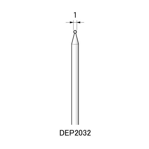 アルゴファイルジャパン ダイヤエコノミー2(電着ダイヤモンドポイント) DEP2032 2個 1セット(12個:2個×6パック)（直送品）