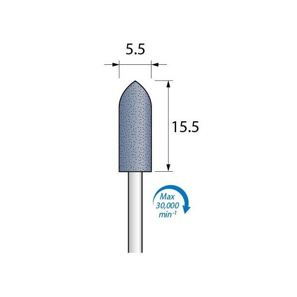 アルゴファイルジャパン セラミックポイント/ホイール ECP2019 12個 1セット(60個:12個×5パック)（直送品）