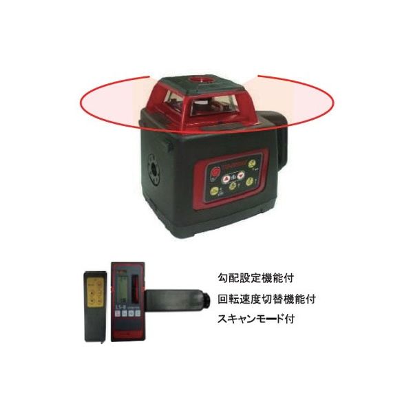 テクノ販売 レーザーレベル TK-H500N サンキヤクツキ 1個（直送品 