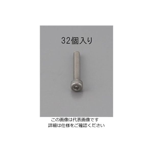 エスコ M4 x 22mm 六角穴付ボルト(ステンレス製/32本) EA949MB-422 1セット(320本:32本×10パック)（直送品）