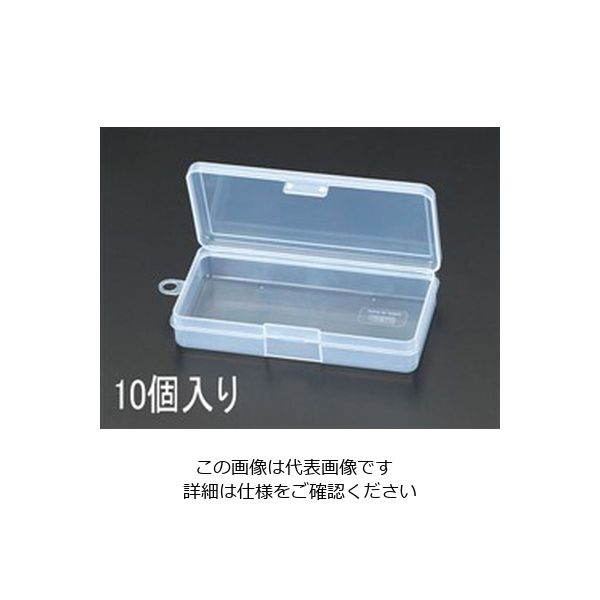 エスコ 137x67x25mm 小物箱(10個) EA508MA-34D 1セット(40個:10個×4袋)（直送品）