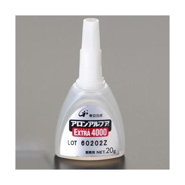 新しく着き エスコ 20g アロンアルファ(エクストラ#4000) EA936C-22 1セット のり・接着剤
