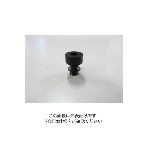 エスコ φ 6mm 真空パッド(ニトリル製/ソフトベローズタイプ) EA425PJ-606 1セット(10個)（直送品）