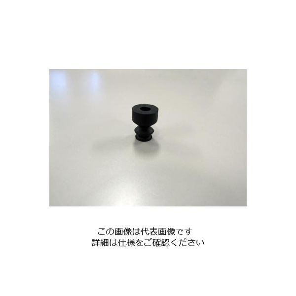 エスコ φ 8mm 真空パッド(ニトリル製/ソフトベローズタイプ) EA425PJ-608 1セット(10個)（直送品）