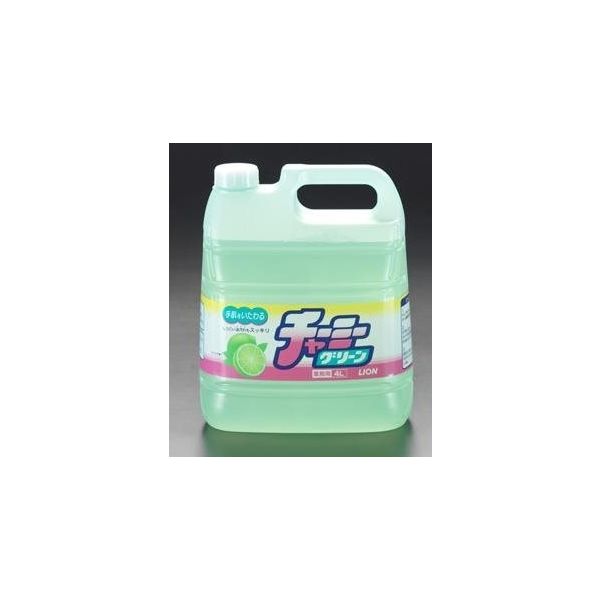 エスコ 4.0L 食器用洗剤(チャーミーグリーン) EA922E-3 1セット(3個)（直送品）