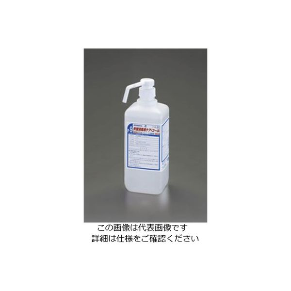 エスコ 1.0L アルコール消毒液(EA922CTー1，ー1A用) EA922CT-2A 1セット(3本)（直送品）