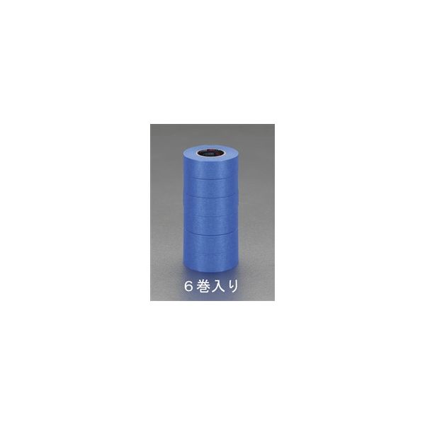 エスコ 21mmx18m マスキングテープ(コンクリートシーリング用/6巻) EA943MG-21 1セット(60巻:6巻×10パック)（直送品）