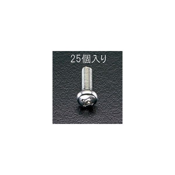 アズワン(AS ONE) M5x30mm 鍋頭小ねじ(ステンレス製 25本) EA949SJ-54