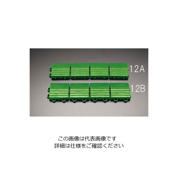 エスコ 75x300mm 中ふち(雌/緑) EA997RK-12B 1セット(15個)（直送品）