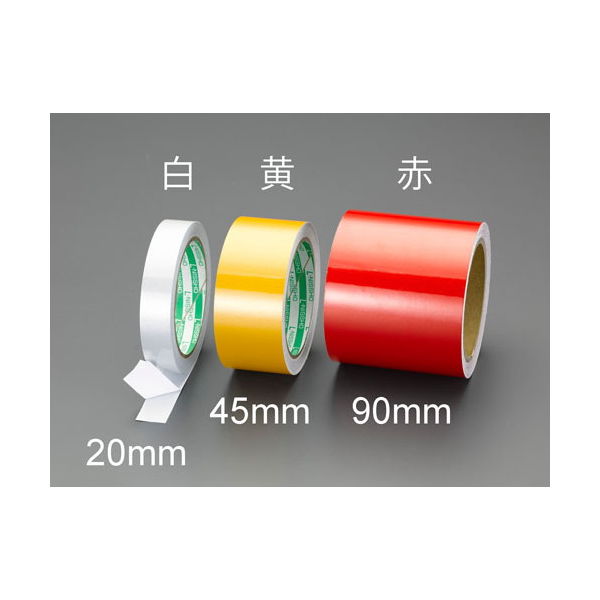 エスコ 20mmx10m 反射テープ(赤) EA983GA-21 1セット(5巻)（直送品）