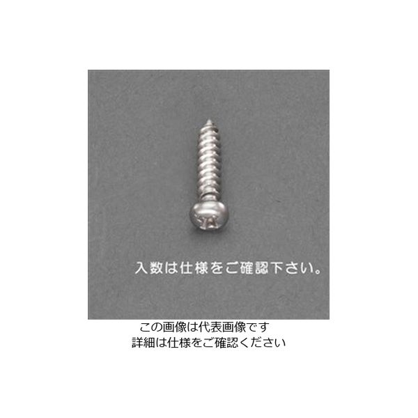 エスコ 2 x 10mm 鍋頭タッピングビス(ステンレス製/40本) EA949AL-105