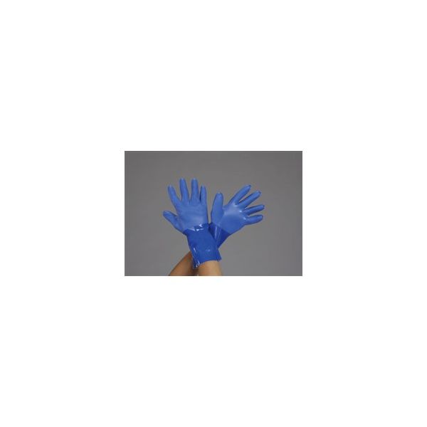 エスコ [LL] 手袋(耐油/塩化ビニール・綿 PE裏) EA354GE-13 1セット(15双)（直送品）