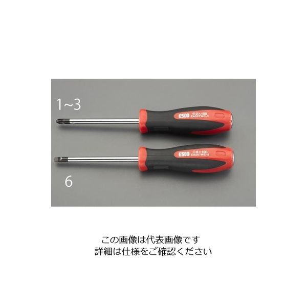 エスコ #2x100mm [+]ブレイクビスドライバー EA557WC-2 1セット(10本)（直送品）