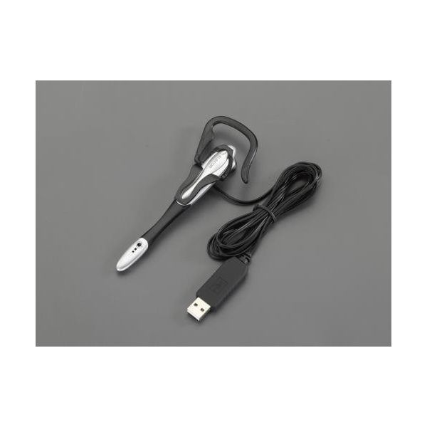 エスコ 耳かけ式ヘッドセット(USB接続) EA763BC-23A 1セット(3個)（直送品）