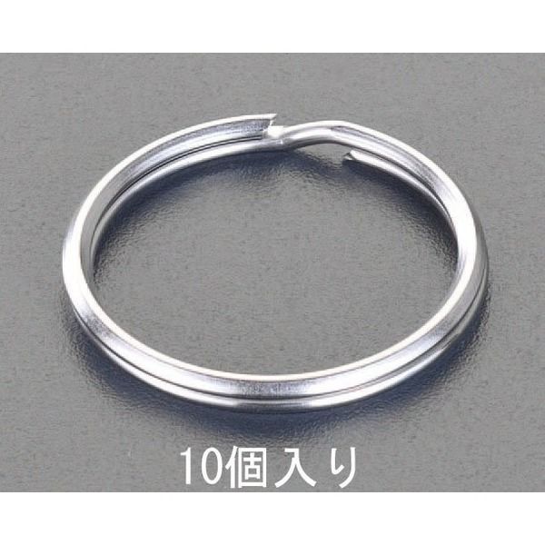 エスコ 25x2.3mm 2重リング(ステンレス製/10個) EA638DN-5 1 エスコ 25x2.3mm 2重リング(ステンレス製/10個) EA638DN-5 1