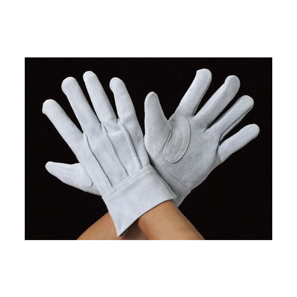 エスコ [L] 手袋(牛床革) EA353J-1 1セット(10双)（直送品）