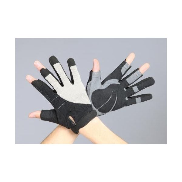 エスコ [M] 手袋(合成皮革) EA353CM-67 1セット(10双)（直送品）