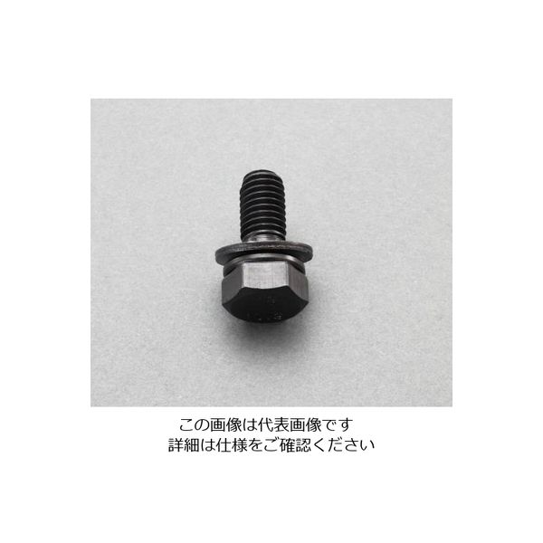 エスコ M10x30mm[ISOー10.9]六角ボルト(ワッシャー付/8本) EA949HM-1030 1セット(10袋)（直送品）