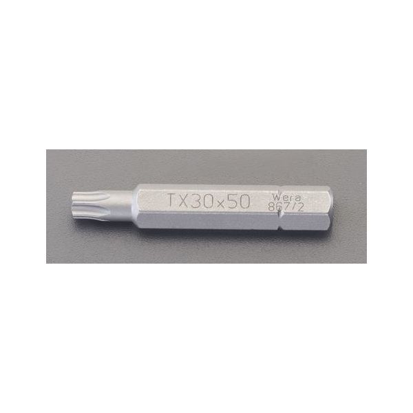 エスコ T50x 50mm/5/16”Hex [Torx]インパクトビット EA611AG-150 1セット(4個)（直送品）