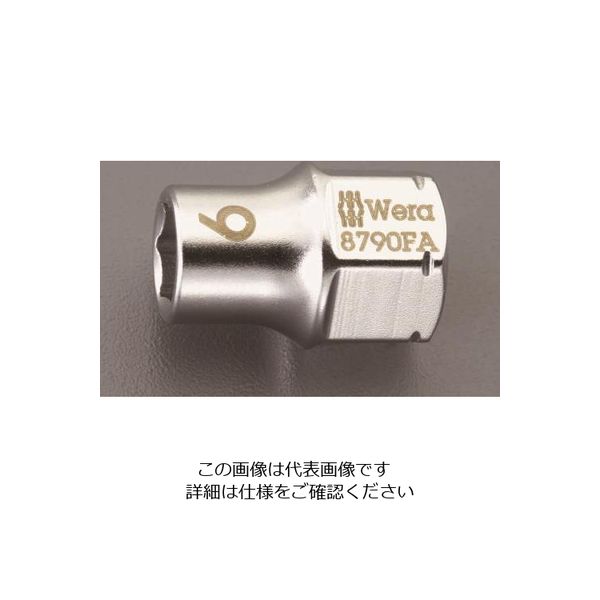 エスコ 1/4”DR x 12mm ソケット(ZYKLOP) EA617AE-12 1セット(10個)（直送品）